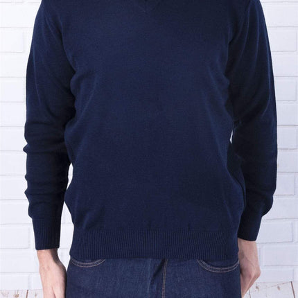 Balmoral Kids Jumper Balmoral V-Neck Wool Mix Kids Unisex Jumper Teflon Coated