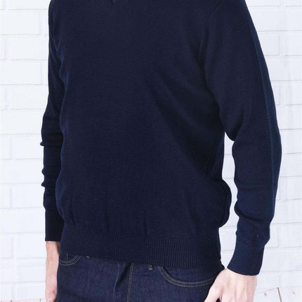 Balmoral Kids Jumper Balmoral V-Neck Wool Mix Kids Unisex Jumper Teflon Coated