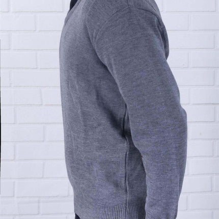 Balmoral Kids Jumper Balmoral V-Neck Wool Mix Kids Unisex Jumper Teflon Coated
