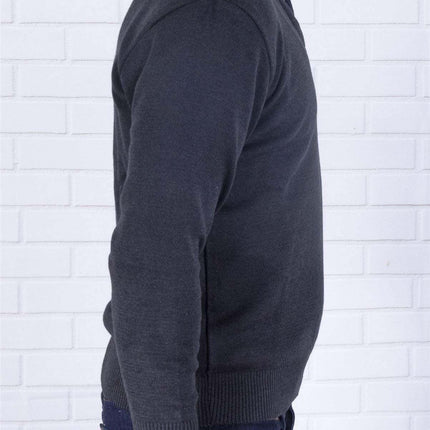 Balmoral Kids Jumper Balmoral V-Neck Wool Mix Kids Unisex Jumper Teflon Coated