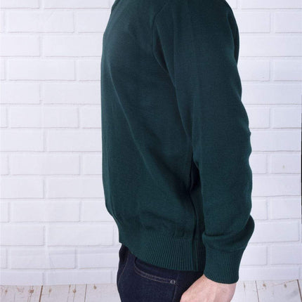 Balmoral Kids Jumper Balmoral V-Neck Wool Mix Kids Unisex Jumper Teflon Coated