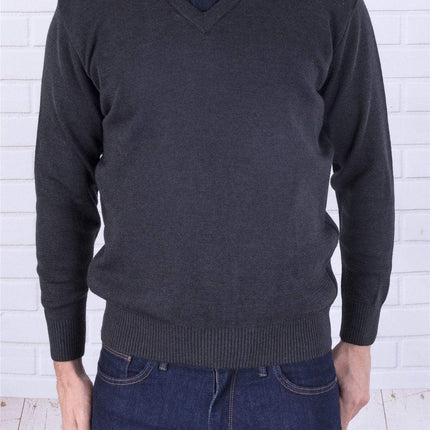 Balmoral Kids Jumper Balmoral V-Neck Wool Mix Kids Unisex Jumper Teflon Coated in 9 Colours