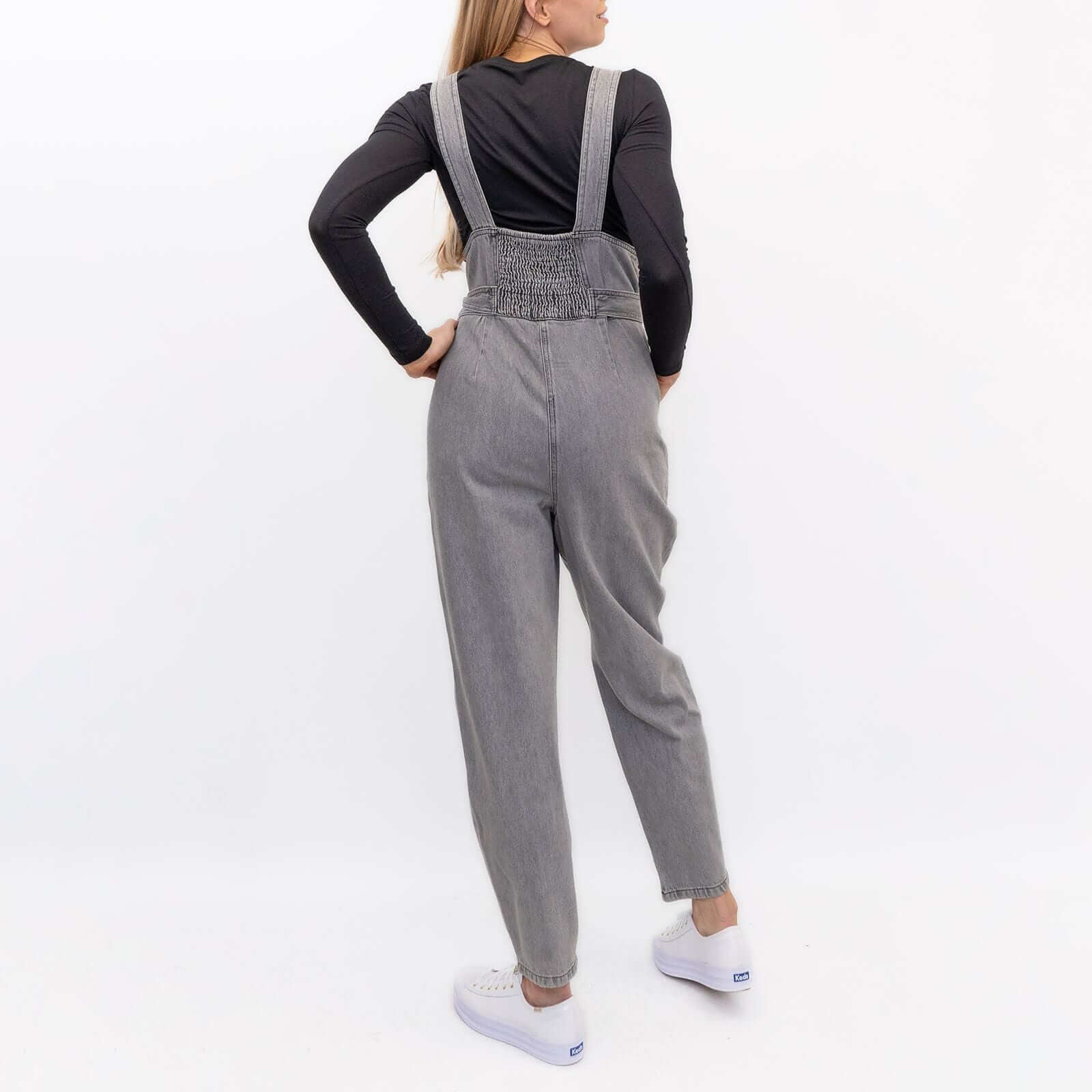 White Stuff Tinsley Grey Denim Relaxed Dungarees – Quality Brands