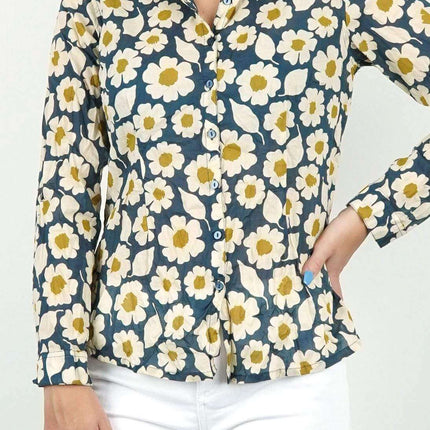 Seasalt Shirts Seasalt Larissa Shirt in Swatch Floral Light Print