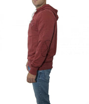 FatFace Shirts & Tops FatFace Red Vintage Dyed Half Button Hoodie