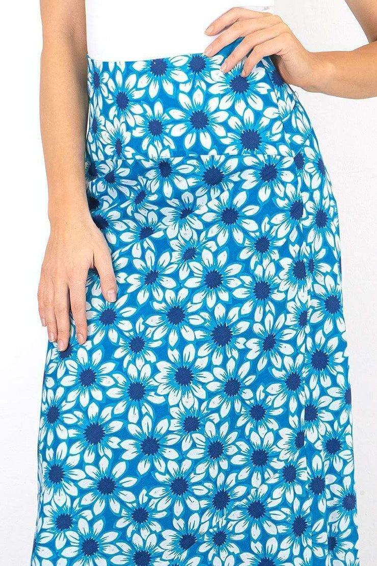 Seasalt Skirt Seasalt Blue Floral Maxi Skirt