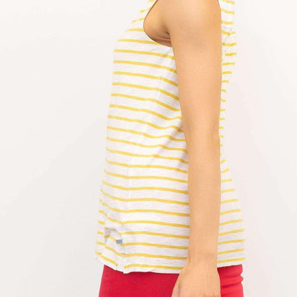 White Stuff Vest Sleeveless Button Up Cotton Jersey Summer Casual Tops-Quality Brands Outlet-