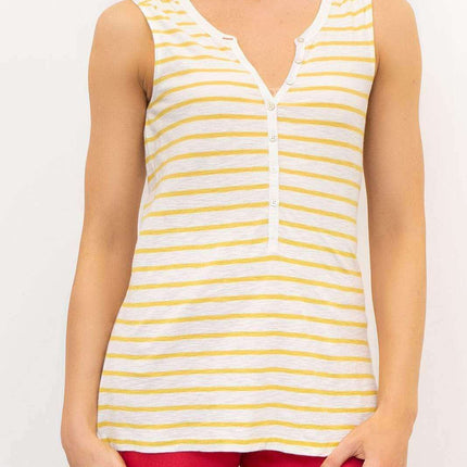 White Stuff Vest Sleeveless Button Up Cotton Jersey Summer Casual Tops-Quality Brands Outlet-