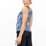 Adolfo Dominguez Top Adolfo Dominguez Blue Leopard Print Top