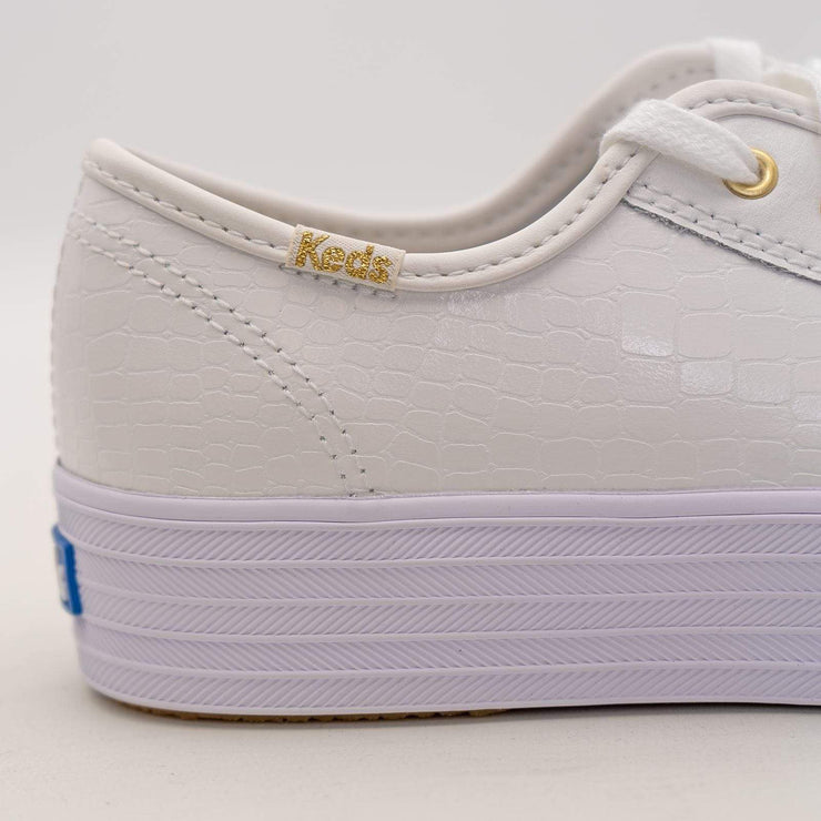 Keds triple store kick leather white