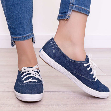 Keds Shoes Eco Denim Canvas Lightweight Trainers-Quality Brands Outlet-