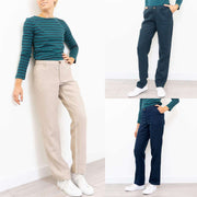 FatFace Trousers FatFace Perfect Linen Trouser in 3 Colours