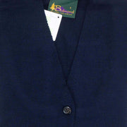 Balmoral Waistcoat Navy / XS - Size 8 Balmoral V-Neck Wool Blend Teflon Coated Ladies Waistcoat