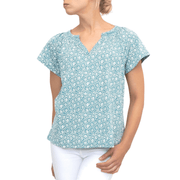 White Stuff Jemima Floral Print Short Sleeve Relaxed Jersey Summer Tops