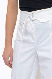 Next Ivory White Cropped Trousers - Quality Brands Outlet